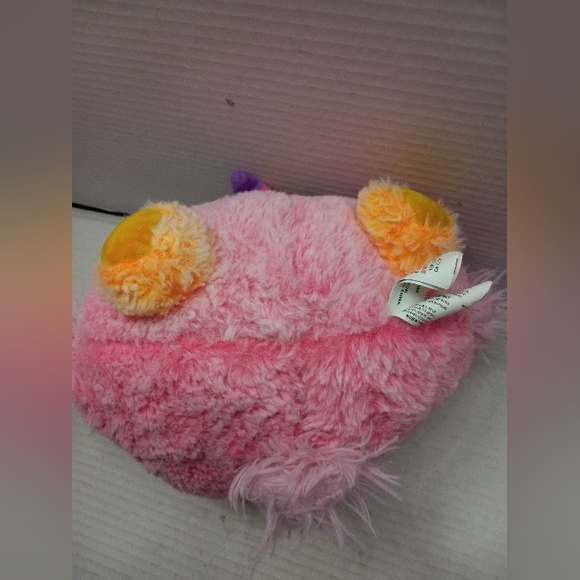 Fiesta Aggretsuko Cutie Beans Gumballs Claire Pink Flamingo Soft Plush Toy Cute - Picture 3 of 8